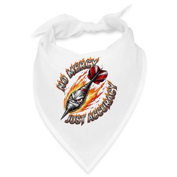 Feuerdart No Mercy Just Accuracy - Bandana - Weiß - Vorne