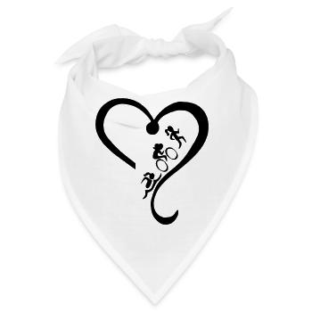 Triathlon-holic - Bandana - Weiß - Vorne