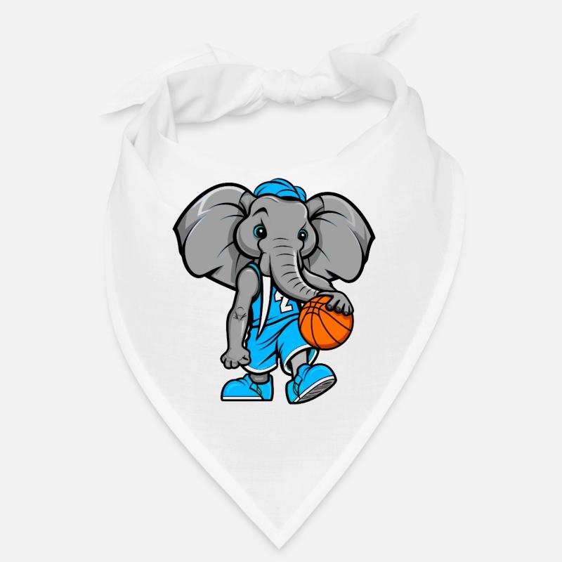 Elephant Basketball Bandana