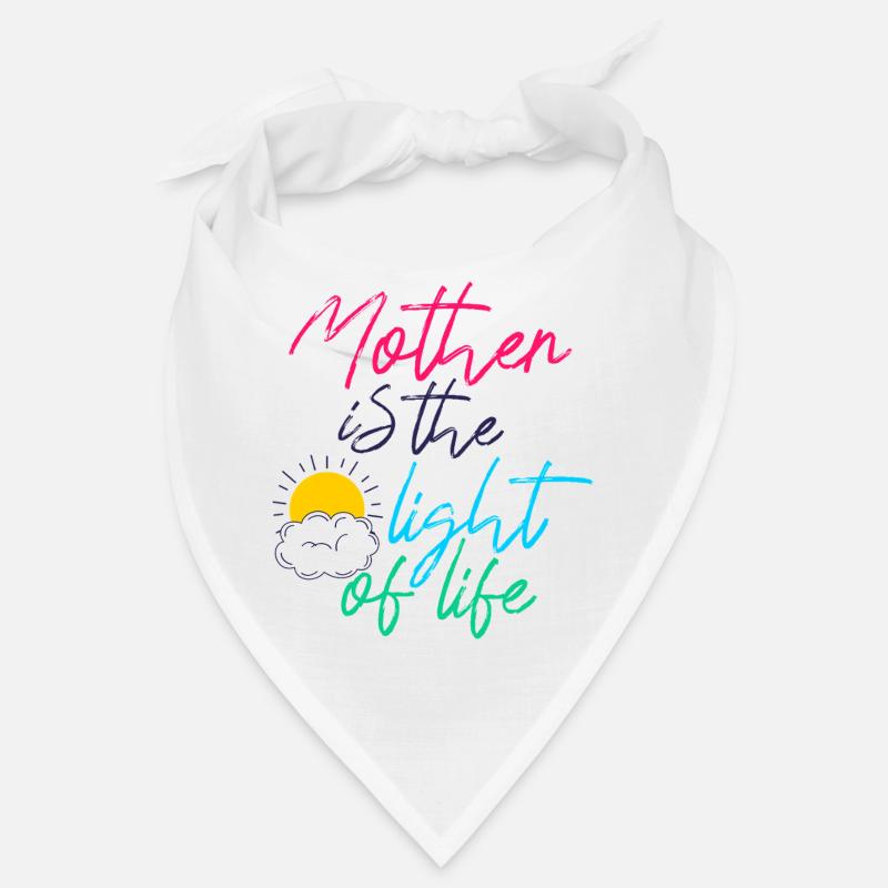 Mutter ist das Licht des Lebens – inspirierendes Zitat Bandana