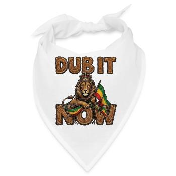 Dub It Now Holz Reggae - Bandana - Weiß - Vorne