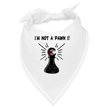 Schachmatt - Bandana - Weiß - Vorne