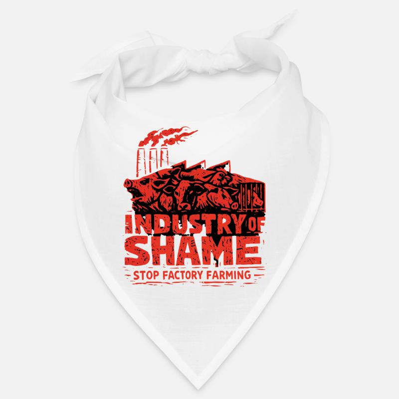 Industrie der Schande – Stoppt Fabrikfarming Bandana