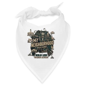 Berlin Spandau Nachbarn - Bandana - Weiß - Vorne