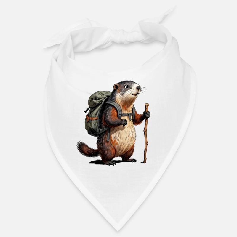 Murmeltierwanderer auf Wanderung Bandana