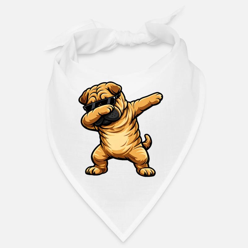Tabbing Shar Pei Bandana