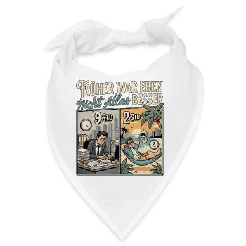 KI Experte - Bandana - Weiß - Vorne