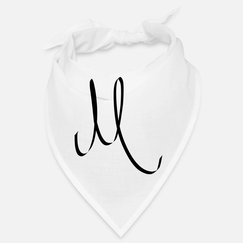 Lettre M Bandana