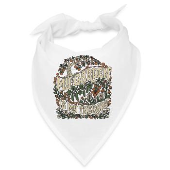 Retro Farmer Vintage Garden - Bandana - Weiß - Vorne