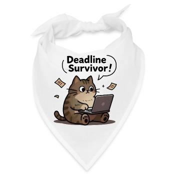 Chat-Desktop-Überlebenden-Deadline - Bandana - Weiß - Vorne
