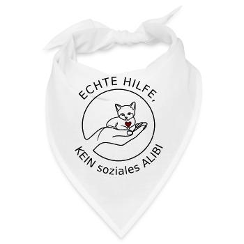 Echte Hilfe - Bandana - Weiß - Vorne