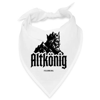 "Altkönig - Taunus" - Bandana - Weiß - Vorne