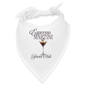 Espresso Martini Social Club - Bandana - Weiß - Vorne