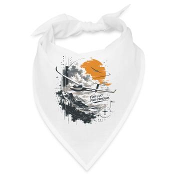 Segelflug - Bandana - Weiß - Vorne