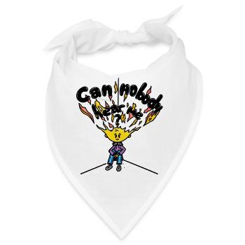 Can Nobody Hear Me - Bandana - Weiß - Vorne