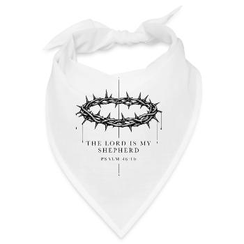 Dornenkrone – Jesus Christus - Bandana - Weiß - Vorne