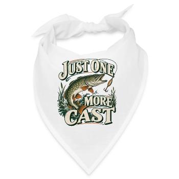 Just One More Cast Angeln - Bandana - Weiß - Vorne