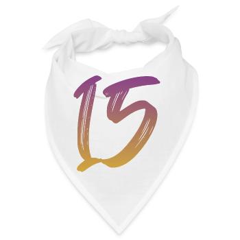 15 - Bandana - Weiß - Vorne