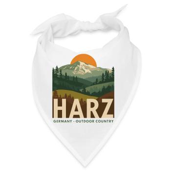 Harz Germany Outdoor Country - Bandana - Weiß - Vorne