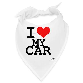 car - Bandana - Weiß - Vorne
