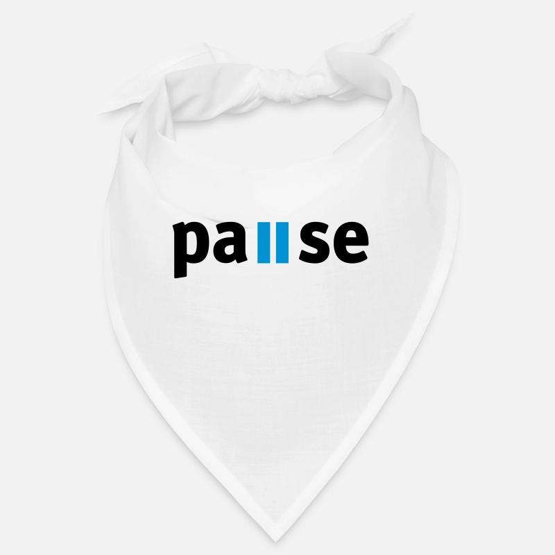 Pause - Bandana - Weiß