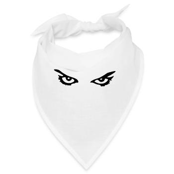 Böser Blick - Line - Bandana - Weiß - Vorne