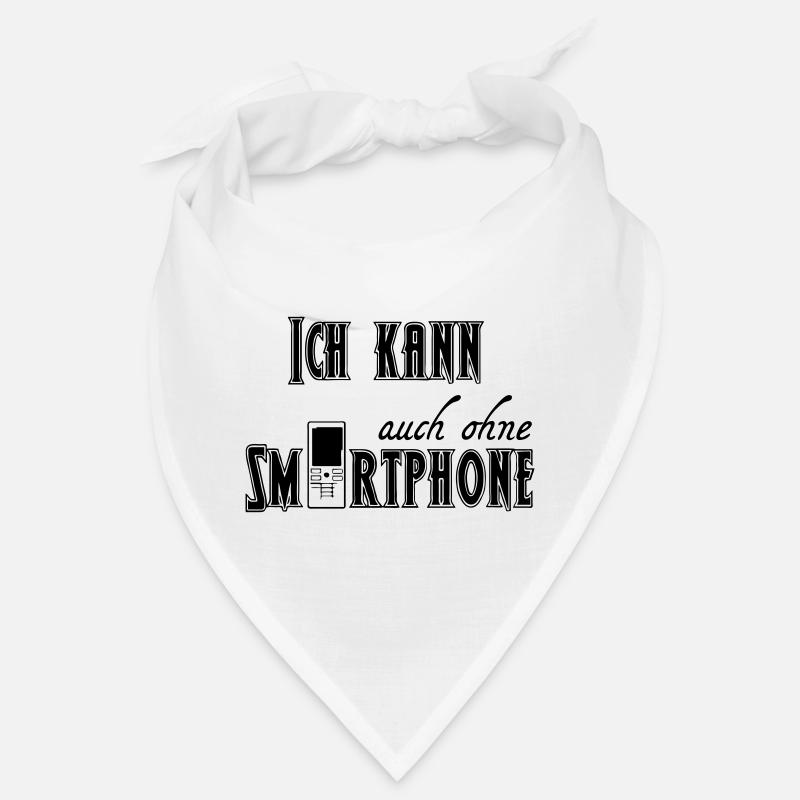 Ohne Smartphone Geschenk Bandana