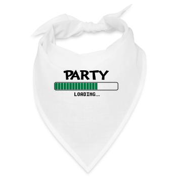 Party loading Ladebalken - Bandana - Weiß - Vorne