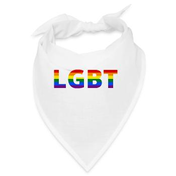 LGBT - Bandana - Weiß - Vorne