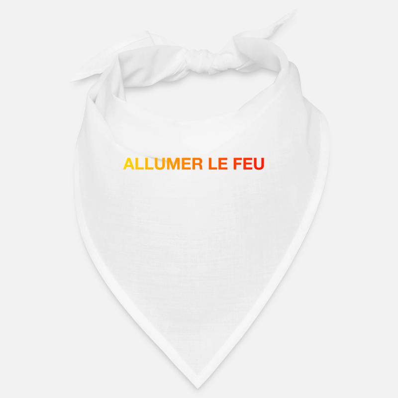 allumer le feu - Bandana - blanc