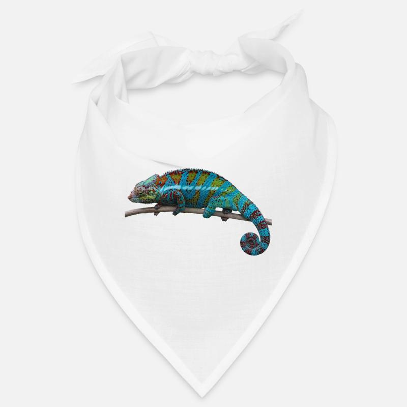chameleon - Bandana - white