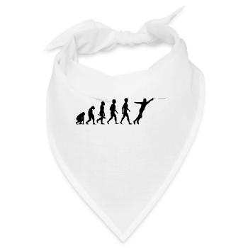 fechten florett schwert degen fechtsport samurai3 - Bandana - Weiß - Vorne