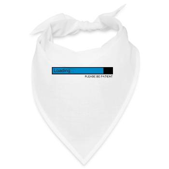 loading / ladebalken / pc / download - Bandana - Weiß - Vorne