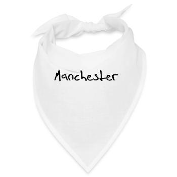 manchester - Bandana - Weiß - Vorne