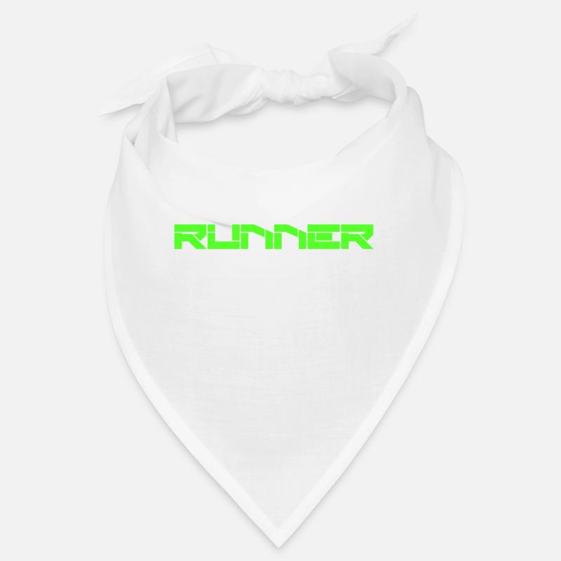 Läufer - Runner in grün Bandana