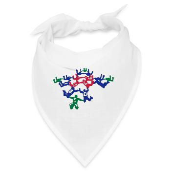 Skydiving - Bandana - Weiß - Vorne