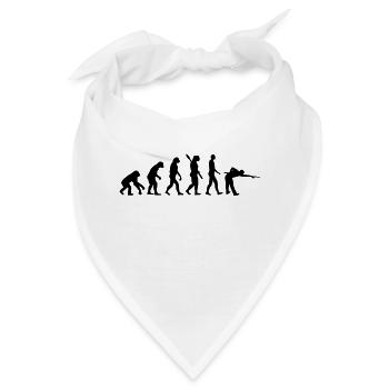 Billard - Bandana - Weiß - Vorne