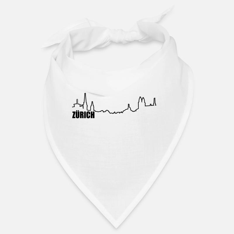 zürich - Bandana - Weiß