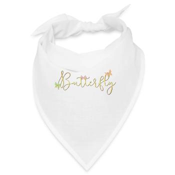 Schmetterling | Schmetterling - Bandana - Weiß - Vorne