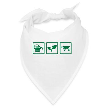 Gärtner - Bandana - Weiß - Vorne