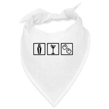 Barkeeper - Bandana - Weiß - Vorne