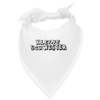Kleine Schwester - Bandana - Weiß - Vorne