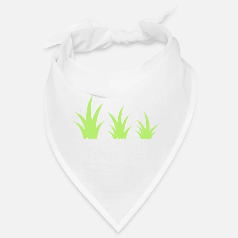 Conception de cliparts décoration de modèle touffes d'herbe Bandana