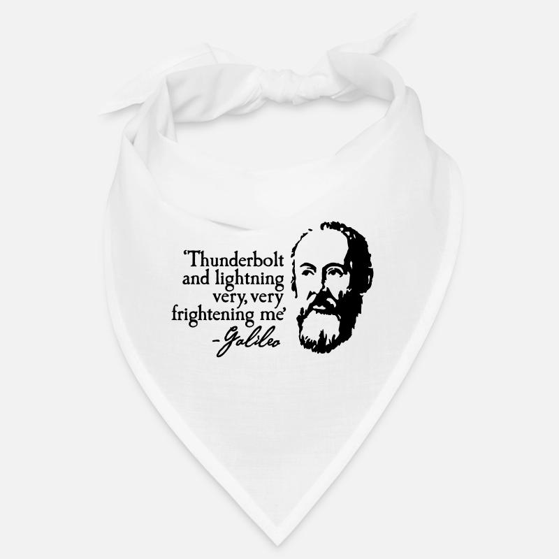 Galileo - Thunderbold and lightning very very... - Bandana - Weiß