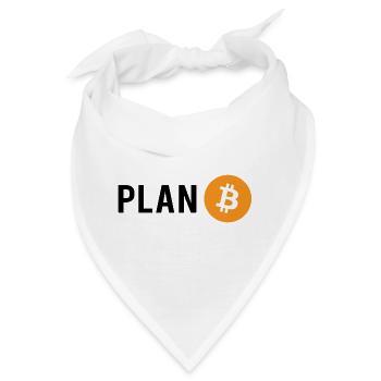 Plan B - Plan Bitcoin - Bandana - Weiß - Vorne