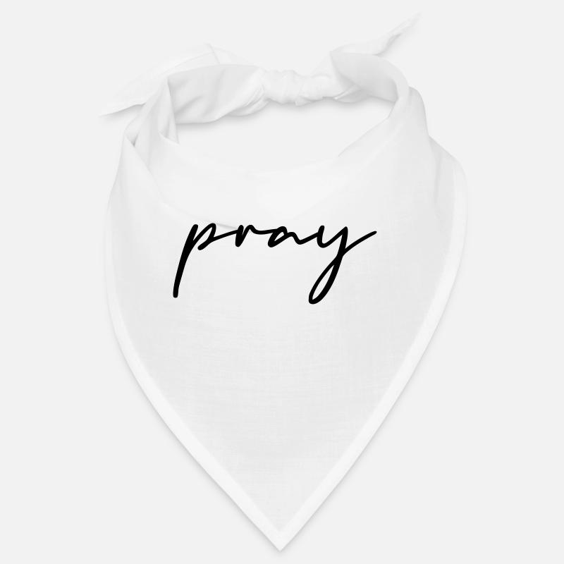 PRAY HANDGESCHRIEBEN Bandana