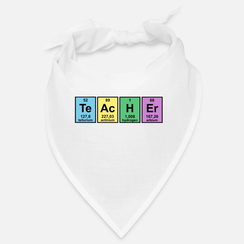 Professeur de chimie - Bandana - blanc