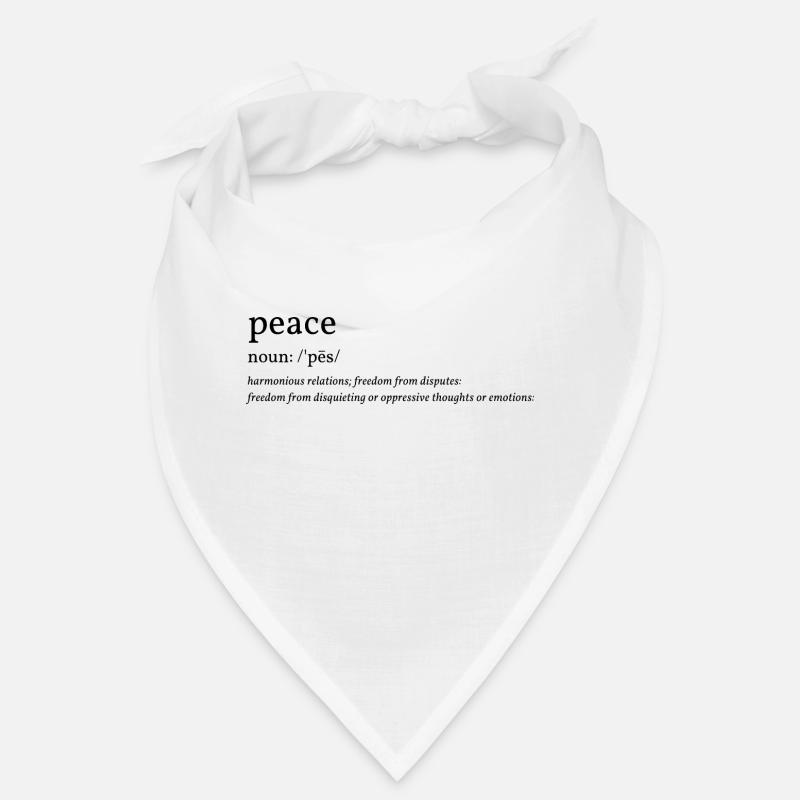 PEACE; Bandana
