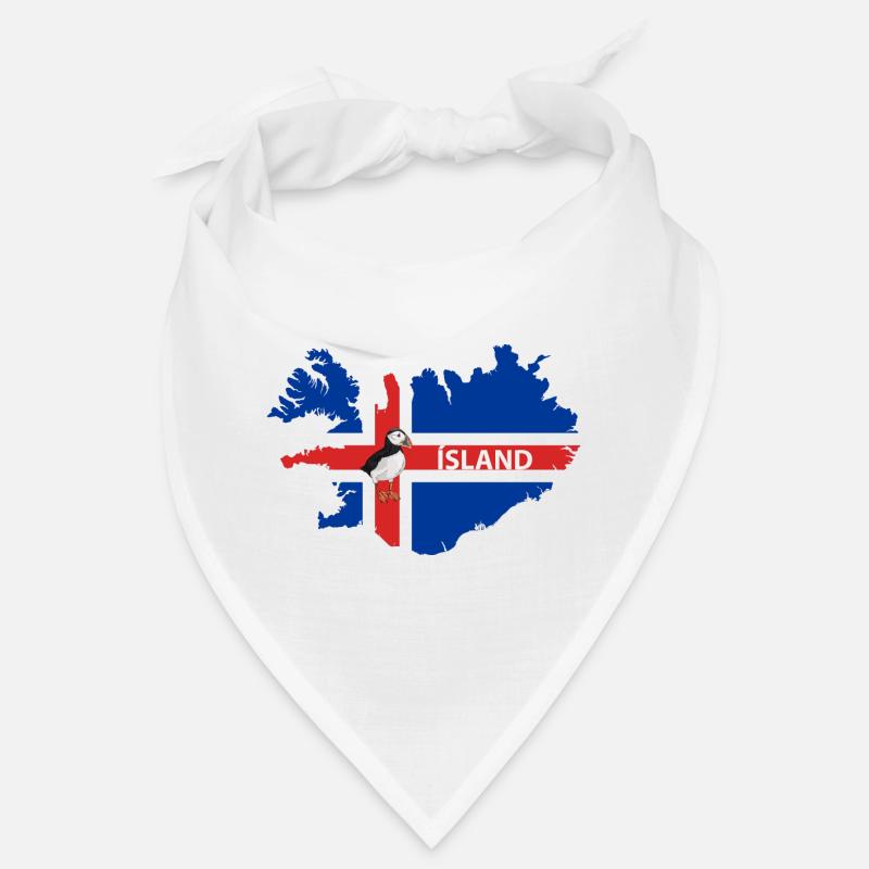 Drapeau de l’Islande Puffin Iceland Design Bandana