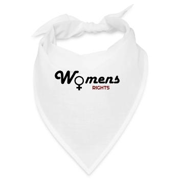 Frauenrechte, Frauen, Frauenrechte Hoodies, Frau - Bandana - Weiß - Vorne